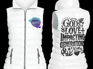 Generations Merch Half - Puffed Jacket (White)