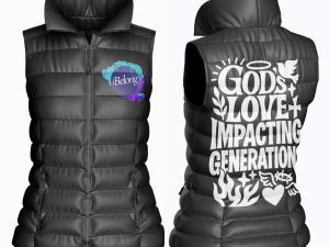 Generations Merch Half - Puffed Jacket (Black)