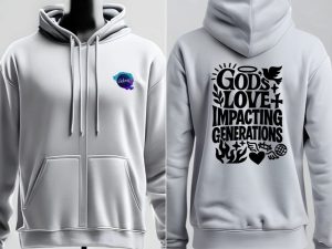 Generations Merch Zip Hoodie  (Ash Grey)